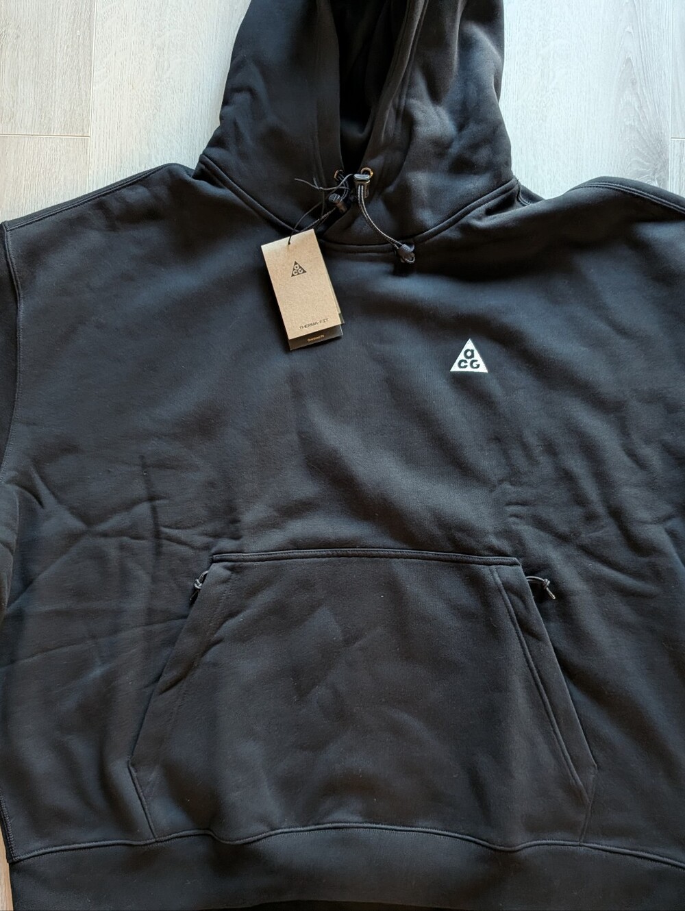 NWT Nike ACG Tuff Fleece Pullover Hoodie Black DZ3392 011 Men's